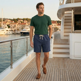 Men's Drawstring Beach Shorts | Casual Comfort, Slim Fit Style
