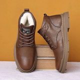 Men's Leather Snow Boots | Waterproof, Classic Style