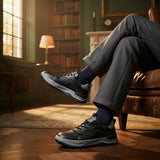 Men's Orthopedic Leather Sneakers | Modern Comfort & Style