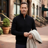 Men's Quarter Zip Sweater | Classic Comfort & Casual Style