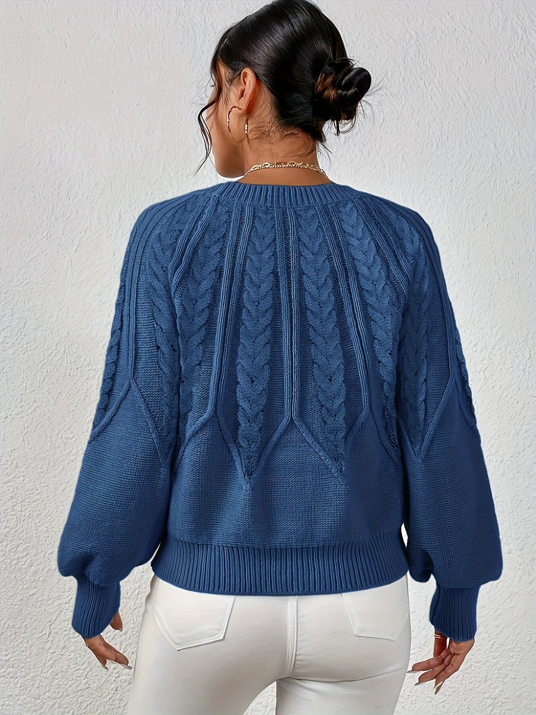 Angela | Relaxed Fit Cable Knit Jumper