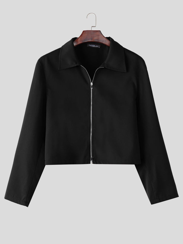Dylan | Cropped Structured Zip Jacket