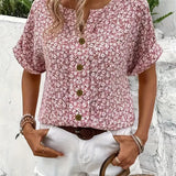 Women's Floral Print Blouse | Timeless Elegance & Versatile Style