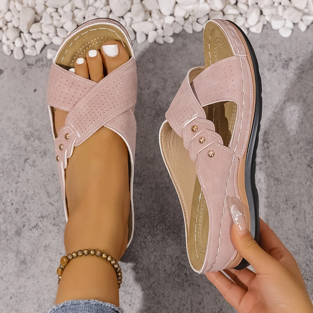 Ezera | Elegant Orthopaedic Wedge Sandals