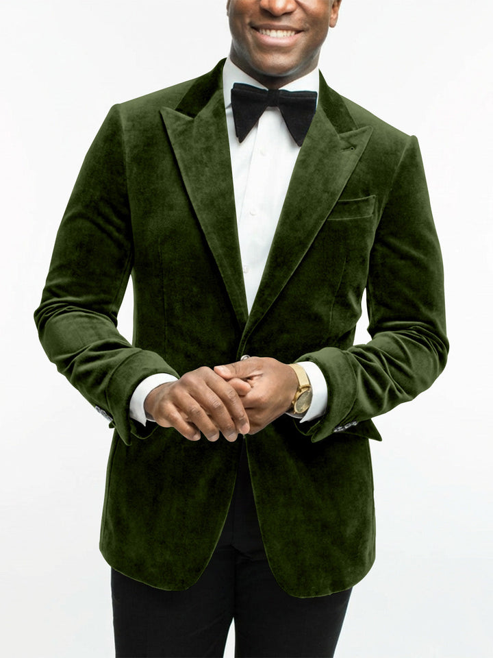 Niall | Tailored Velvet Blazer