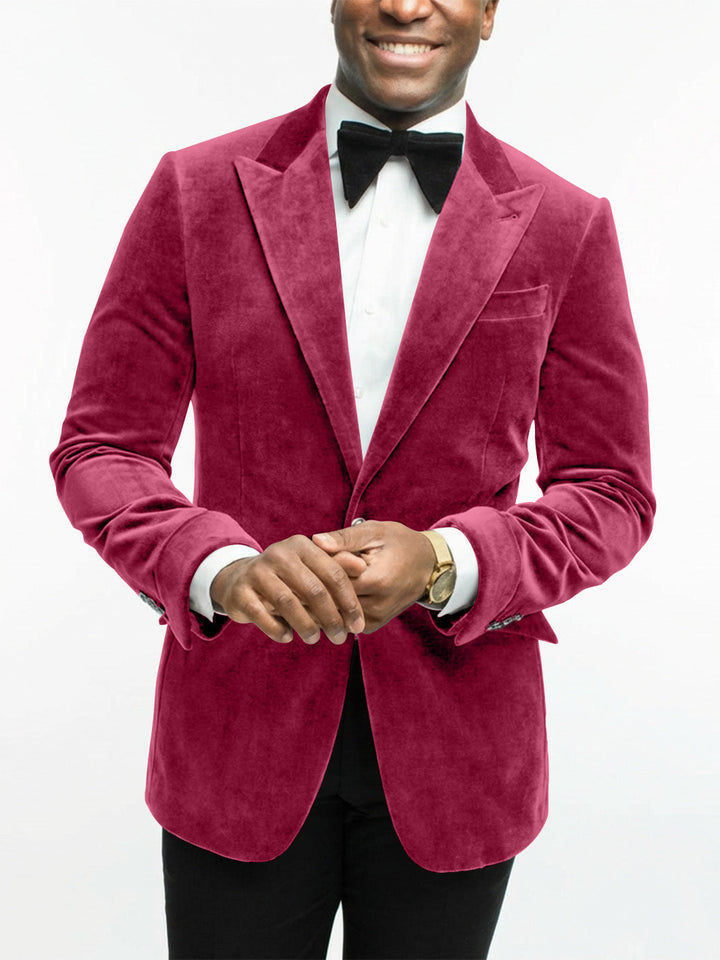 Niall | Tailored Velvet Blazer