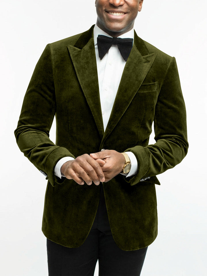 Niall | Tailored Velvet Blazer