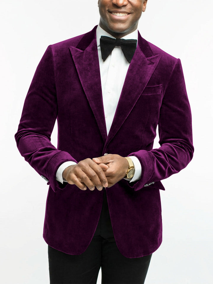 Niall | Tailored Velvet Blazer