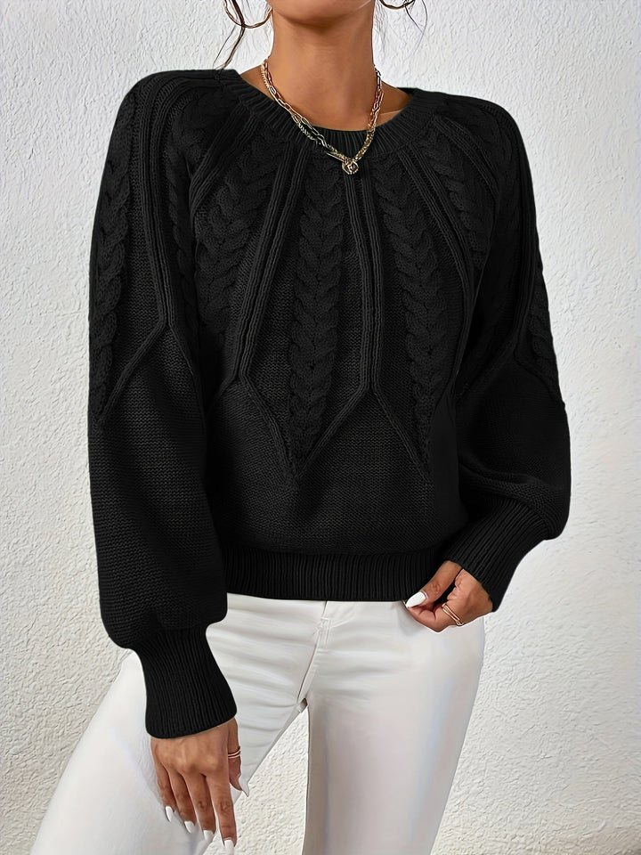 Angela | Relaxed Fit Cable Knit Jumper