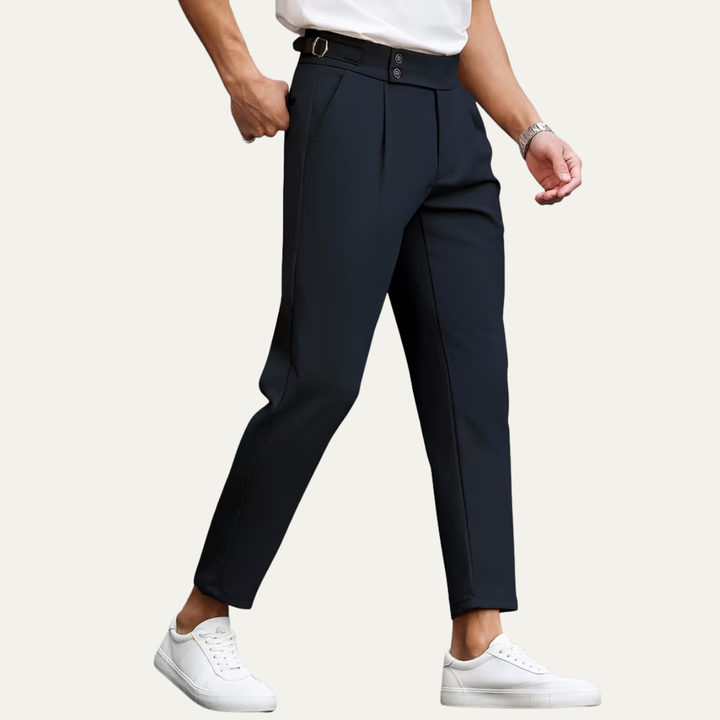 Cameron | Slim Fit Stretch Dress Trousers