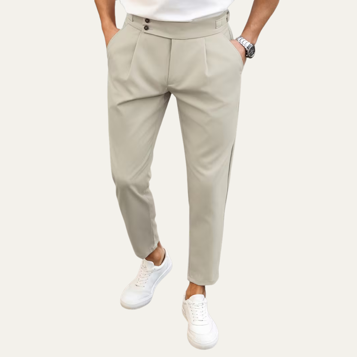 Cameron | Slim Fit Stretch Dress Trousers