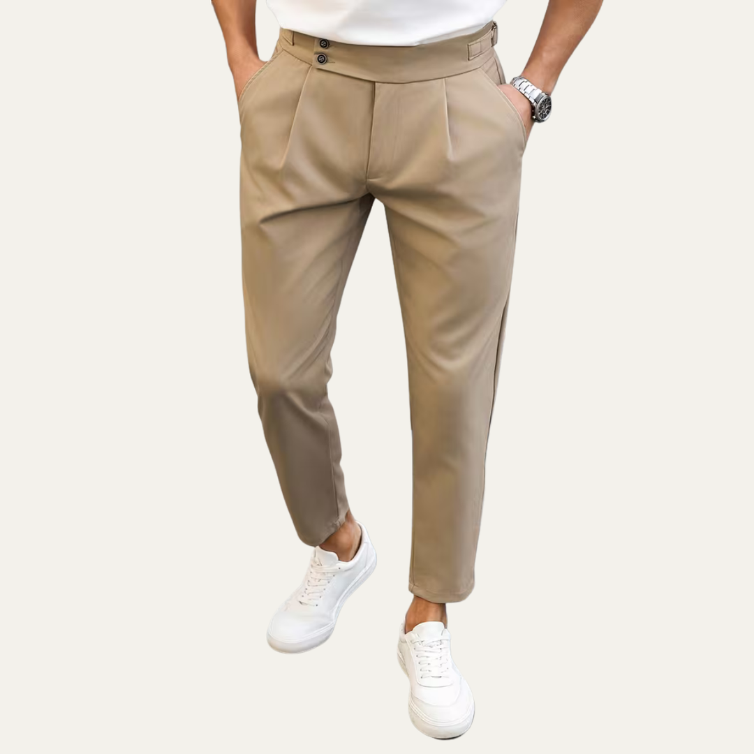 Cameron | Slim Fit Stretch Dress Trousers