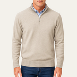 Men's Quarter Zip Sweater | Lightweight Comfort & Timeless Style