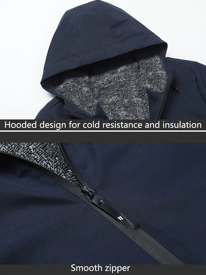 Grant | Hooded Zip-Front Winter Jacket