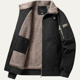 Men's Shearling Winter Bomber Jacket | Ultimate Warmth, Classic Style