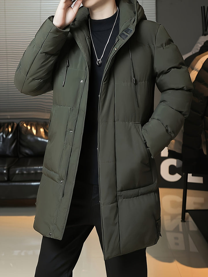 Peter | Hooded Longline Winter Coat