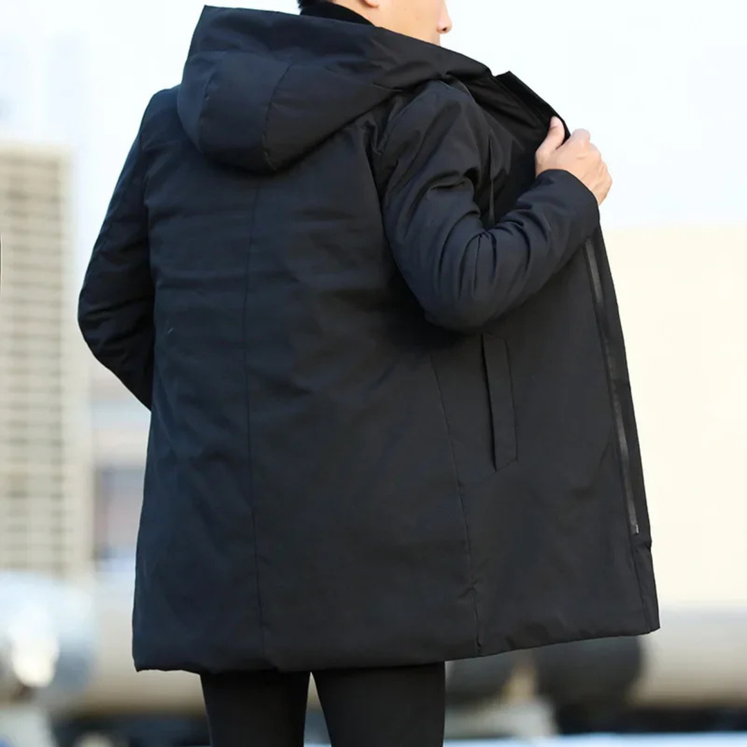 Gavin | Long Waterproof Rain Jacket with Hood