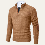 Men's Cable Knit Sweater | Premium Comfort, Timeless Style