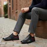 Men's Luxury Leather Sneakers | Premium Comfort & Designer Style