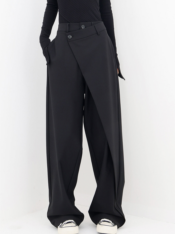Ada | Baggy Trousers with Asymmetric Waistband