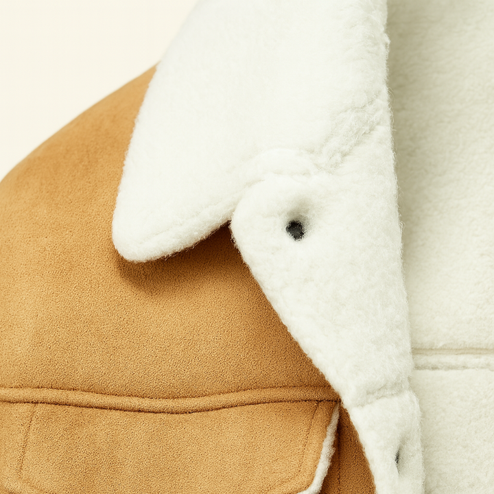 Oscar | Leather Jacket with Shearling Lining
