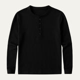 Men's Long Sleeve Cotton Polo | Classic Comfort & Timeless Style