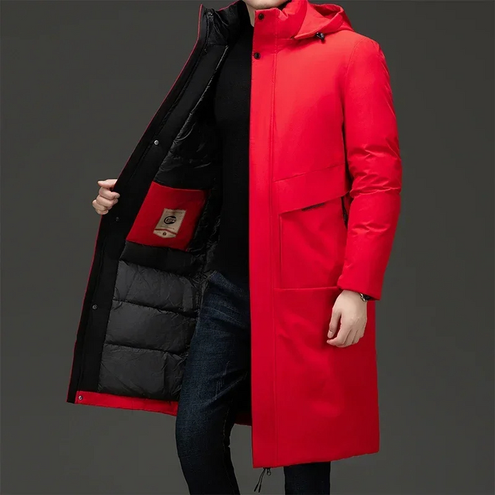 Stephen | Full-Length Hooded Winter Coat
