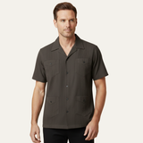 Cuban Collar Linen Shirt for Men | Lightweight, Vintage-Inspired Style