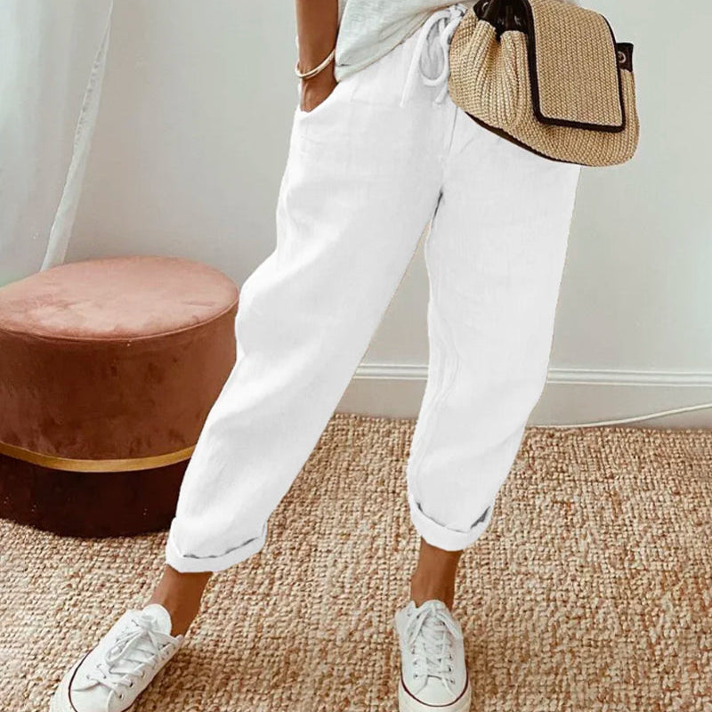 High Waist Trousers | Breathable Elegant Comfort