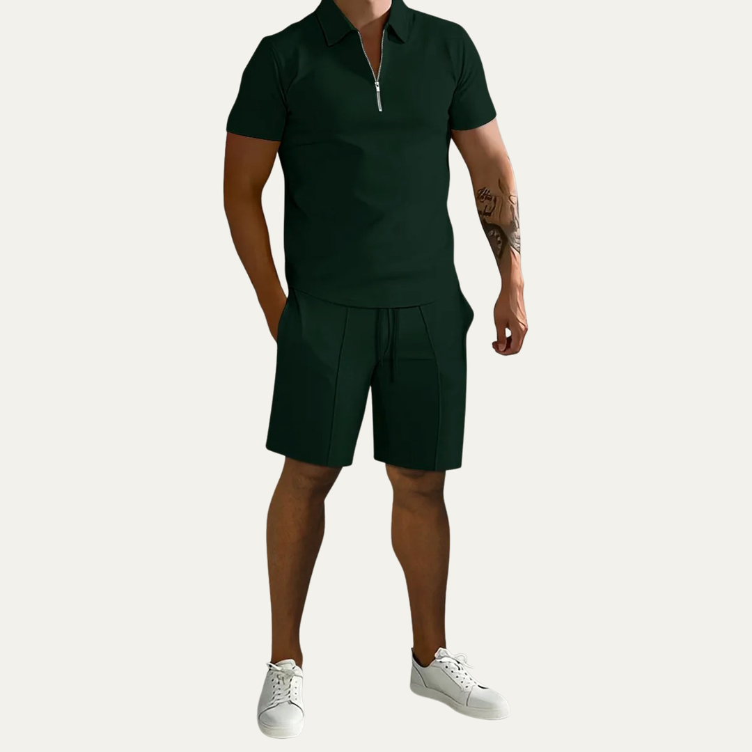 Stanley | Polo Shirt and Shorts Matching Set