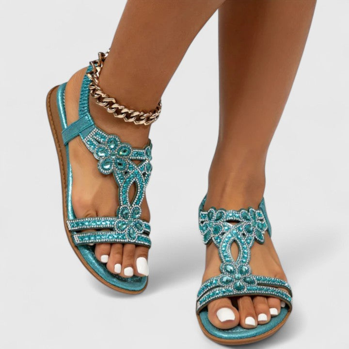 Michelle | Women's Orthopaedic Sandals with Pearls