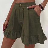 Ruffle Shorts Dames | Luchtig High-Waist Design