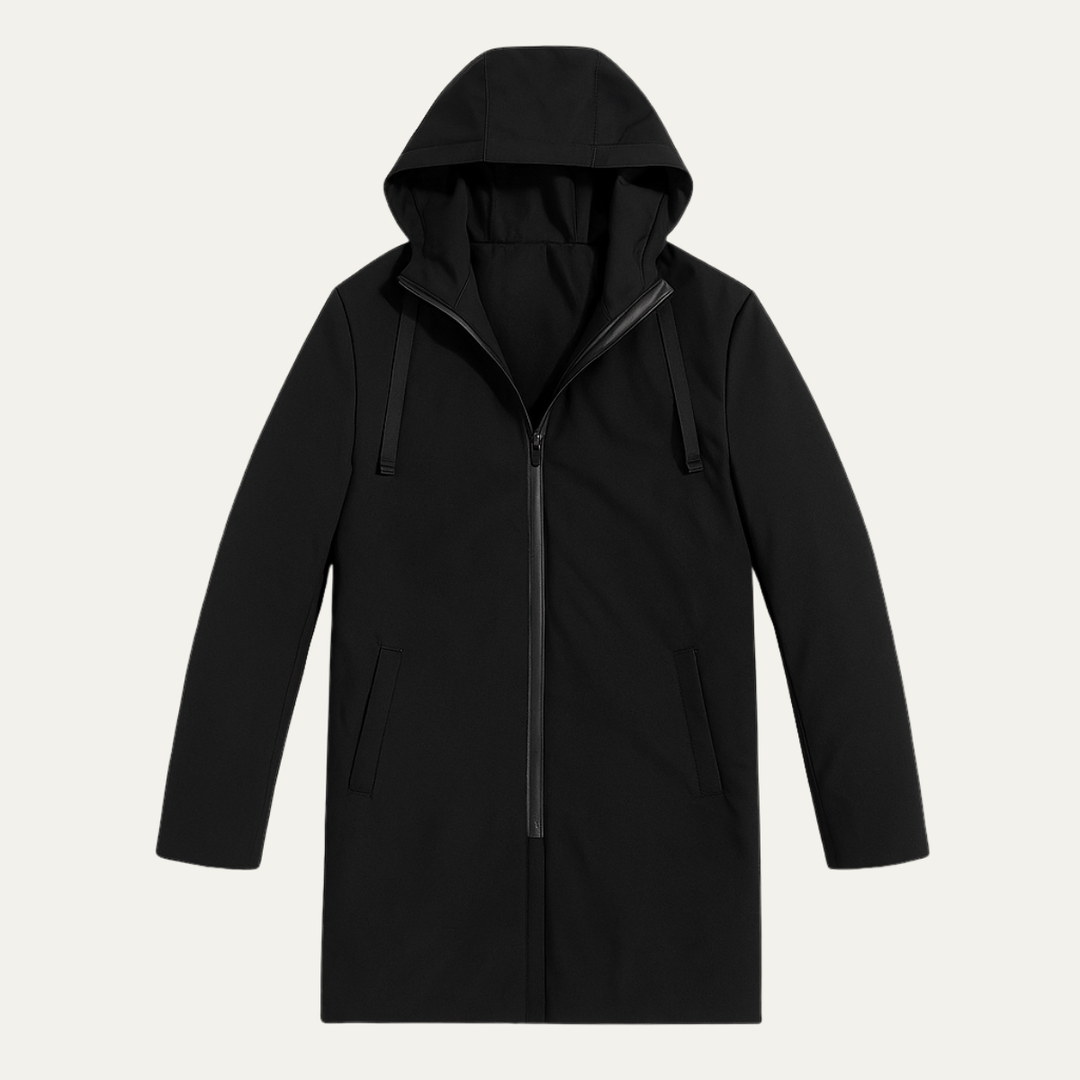 Gavin | Long Waterproof Rain Jacket with Hood