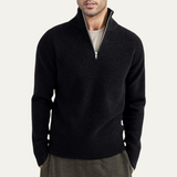 Men's Quarter Zip Sweater | Classic Comfort & Casual Style