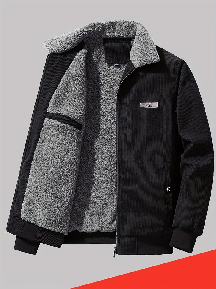 Leo | Ribbed Fleece-Lined Jacket