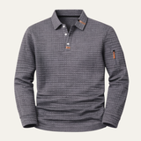 Men's Quick Dry Polo Shirt | Trendy Long Sleeve Comfort