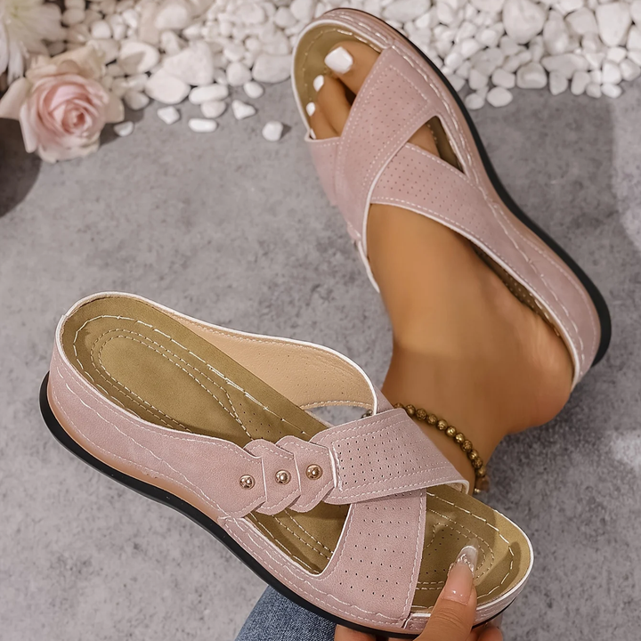 Ezera | Elegant Orthopaedic Wedge Sandals