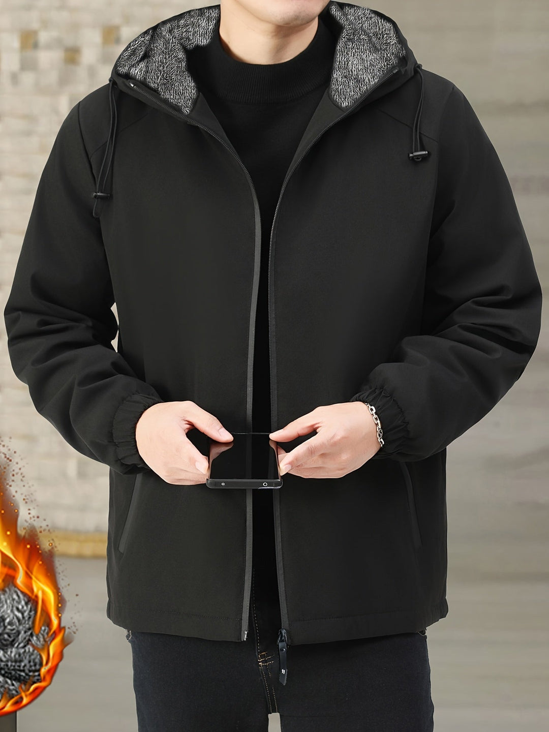 Grant | Hooded Zip-Front Winter Jacket