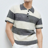 Men's Knitted Polo Shirt | Breathable Comfort, Timeless Style