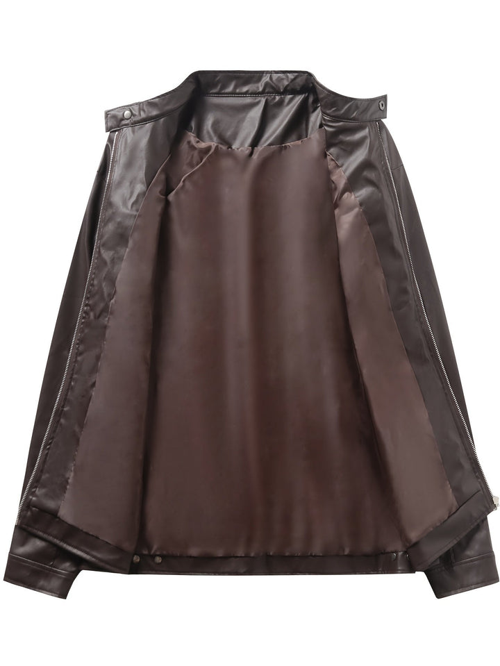 Felix | Moto-Style Stand-Collar Jacket