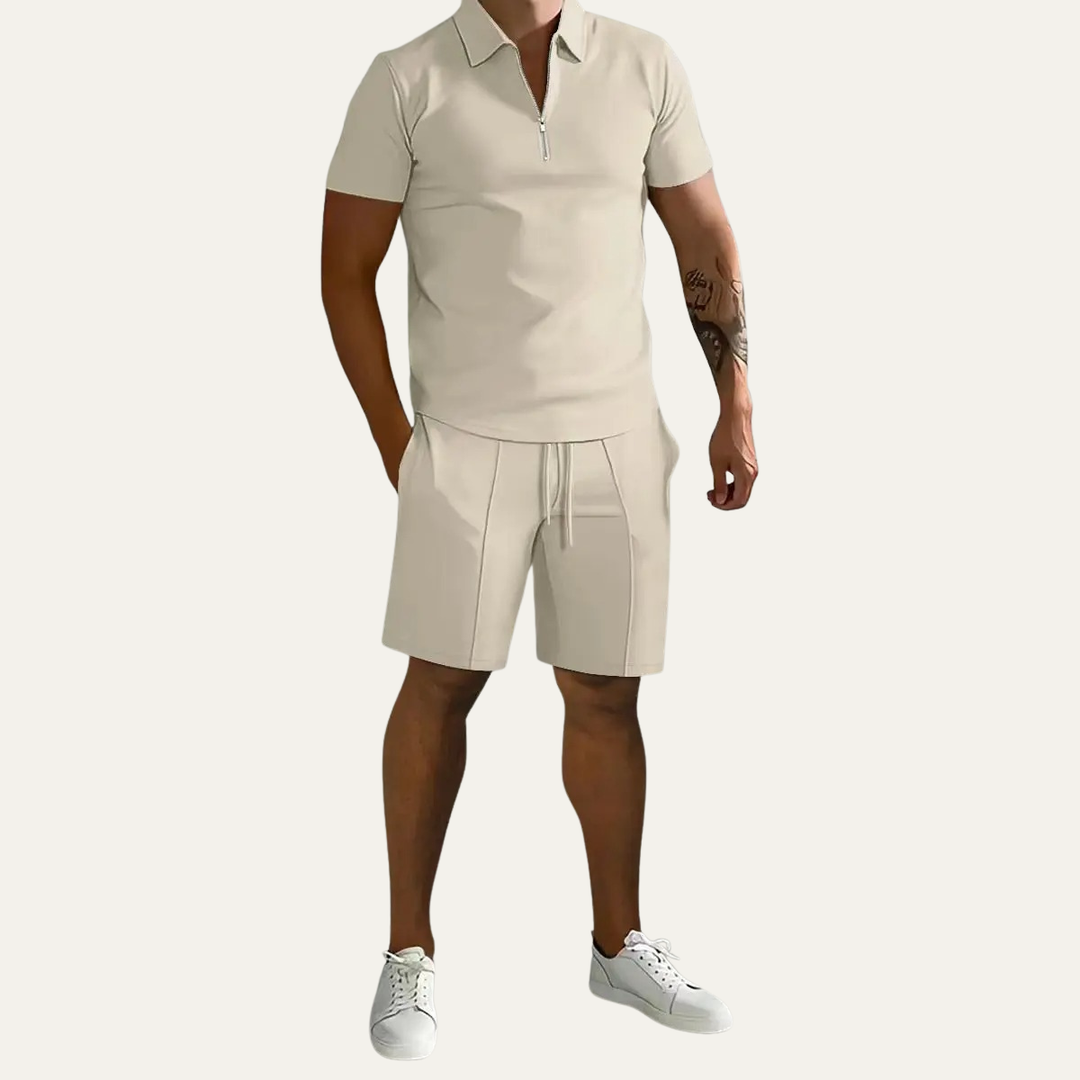 Stanley | Polo Shirt and Shorts Matching Set