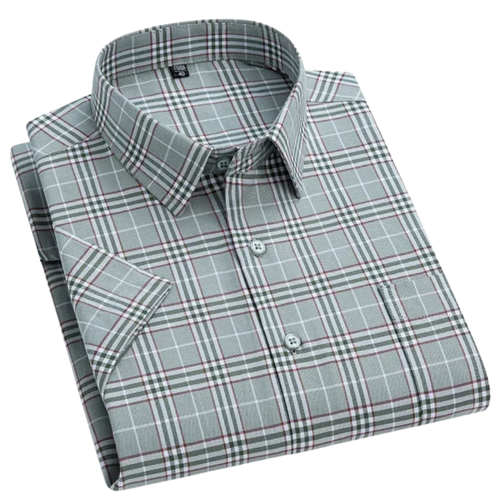 Zack | Men's Summer Short-Sleeve Cotton Shirt