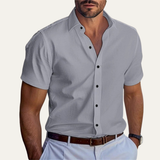 Men's Casual Business Button-Up Shirt | Professional Comfort & Versatile Style