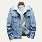 Men's Fleece Lined Denim Jacket | Warm, Classic Style