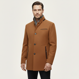 Men's Wool Trench Coat | Smart Casual Elegance