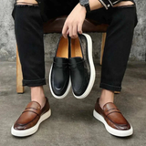 Arezzo Men's Leather Loafer Sneaker | Premium Comfort, Sophisticated Style