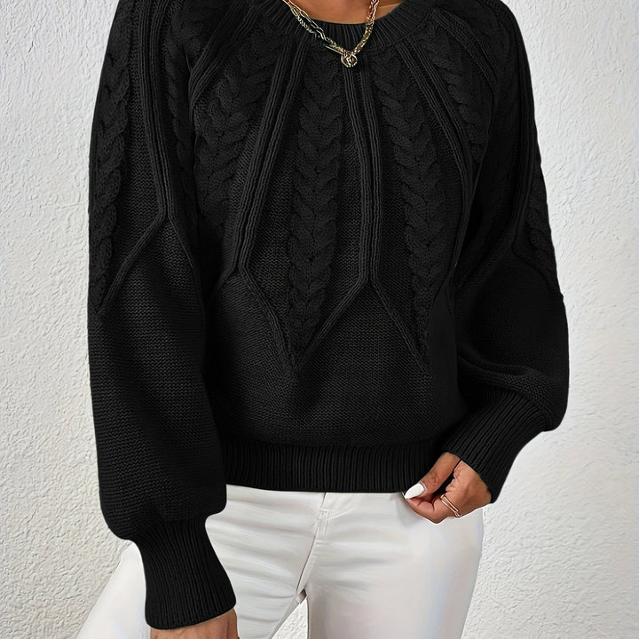 Angela | Relaxed Fit Cable Knit Jumper