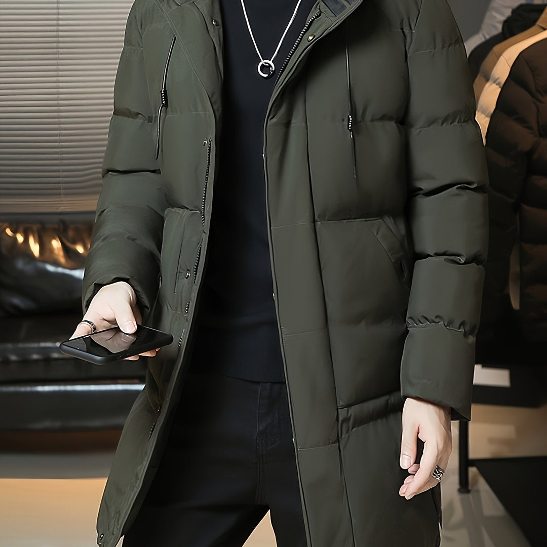 Peter | Hooded Longline Winter Coat