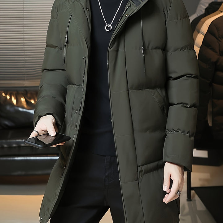 Peter | Hooded Longline Winter Coat