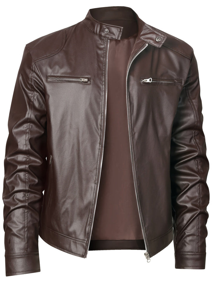 Felix | Moto-Style Stand-Collar Jacket